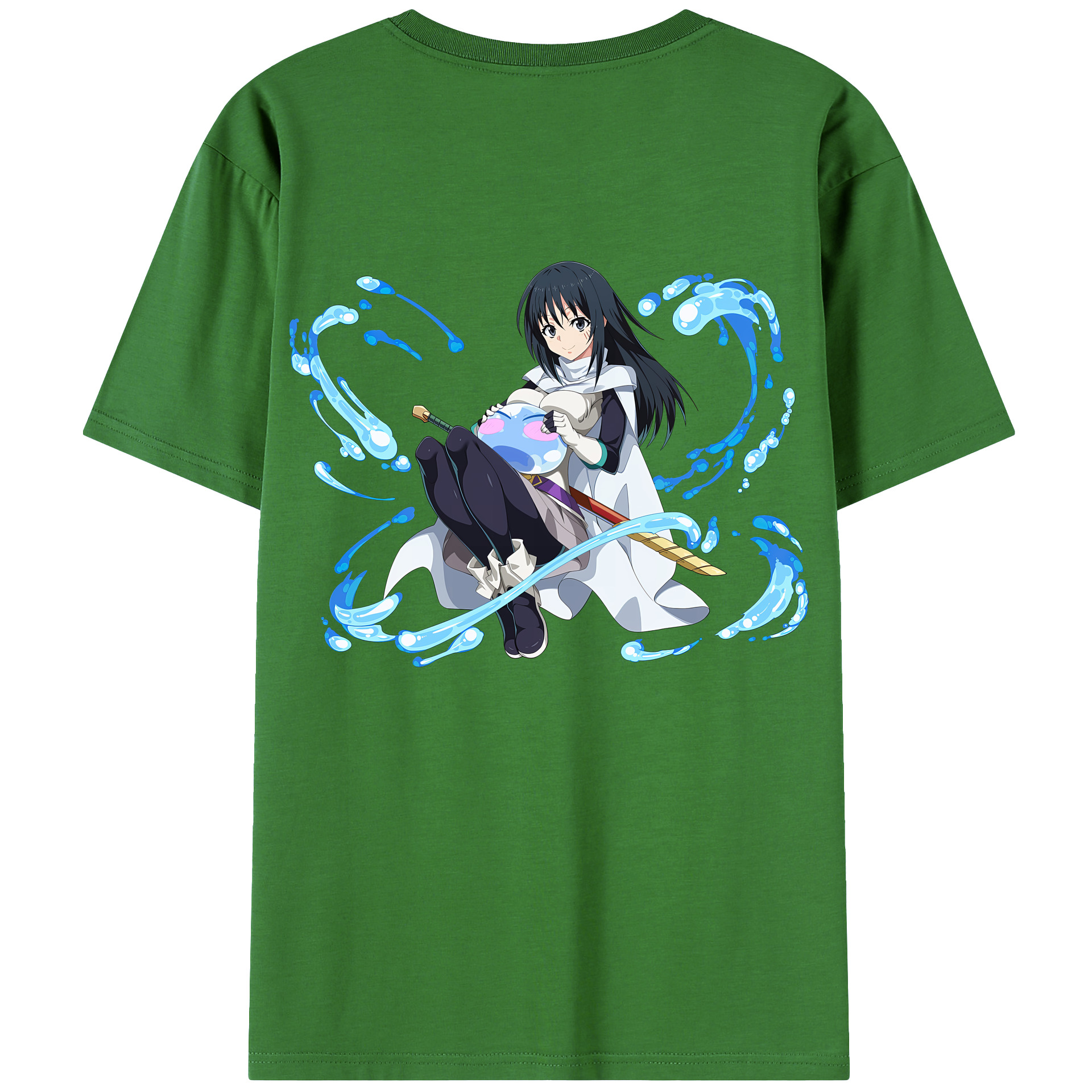 （画像用） 転スラ Regarding Reincarnated to Slime レディース半袖Tシャツ(バックプリント)